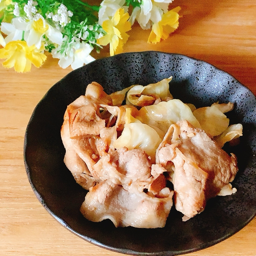 キャベツ豚肉♪焼肉炒め✧˖°