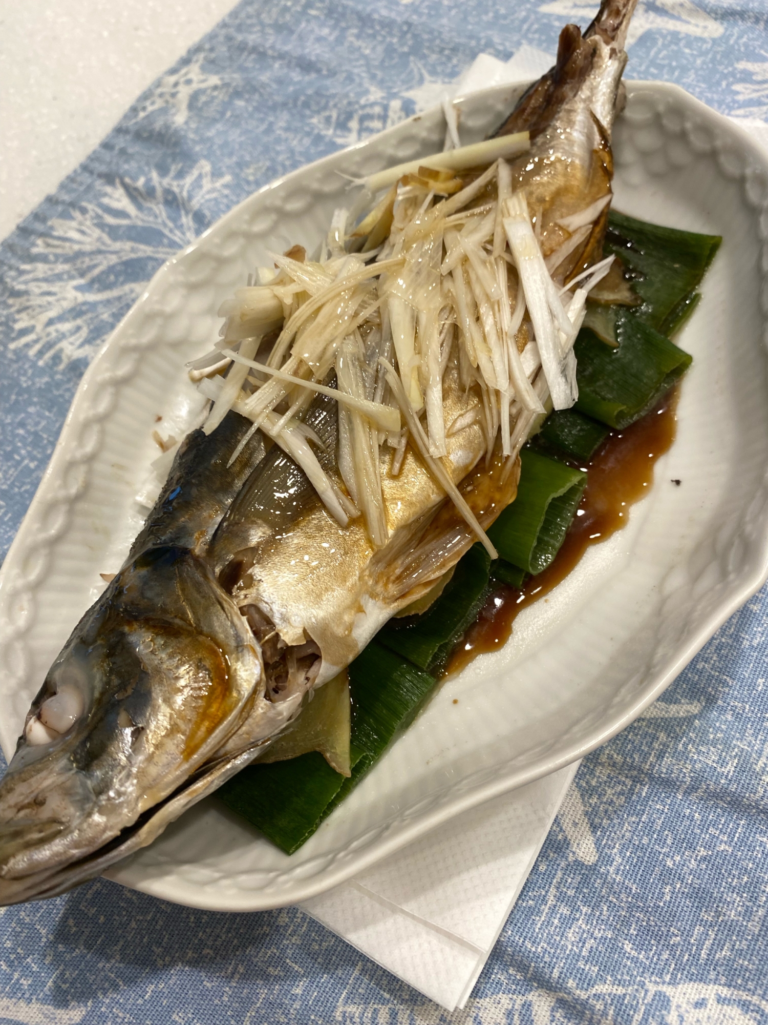 レンジで簡単お魚で中華