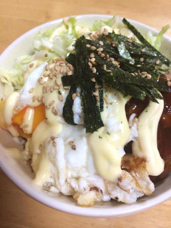 簡単ロコモコ丼( ´ ▽ ` )ﾉ