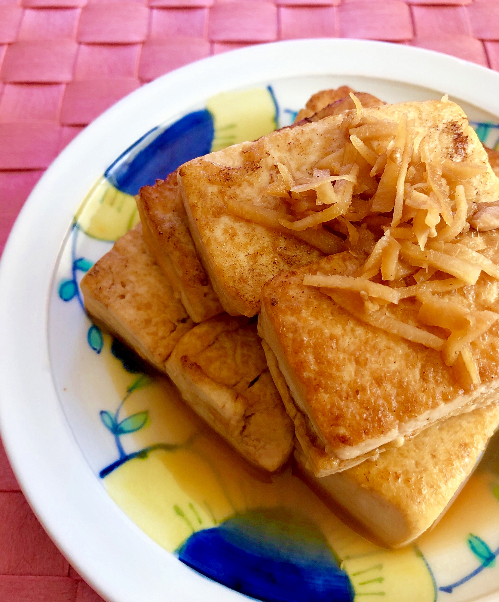 簡単&ヘルシー！豆腐のポン酢生姜焼き