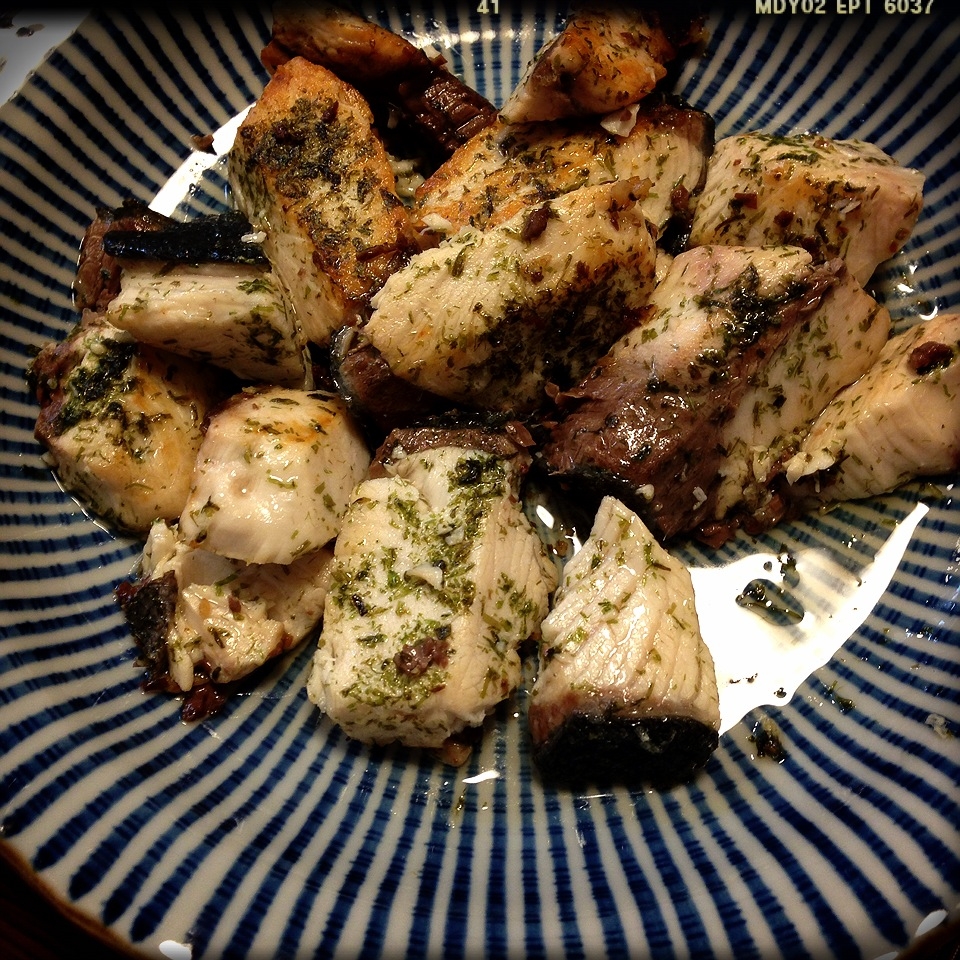 簡単！ぶりのオリーブオイル焼き！