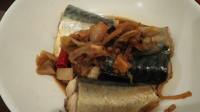 鯖の中華煮