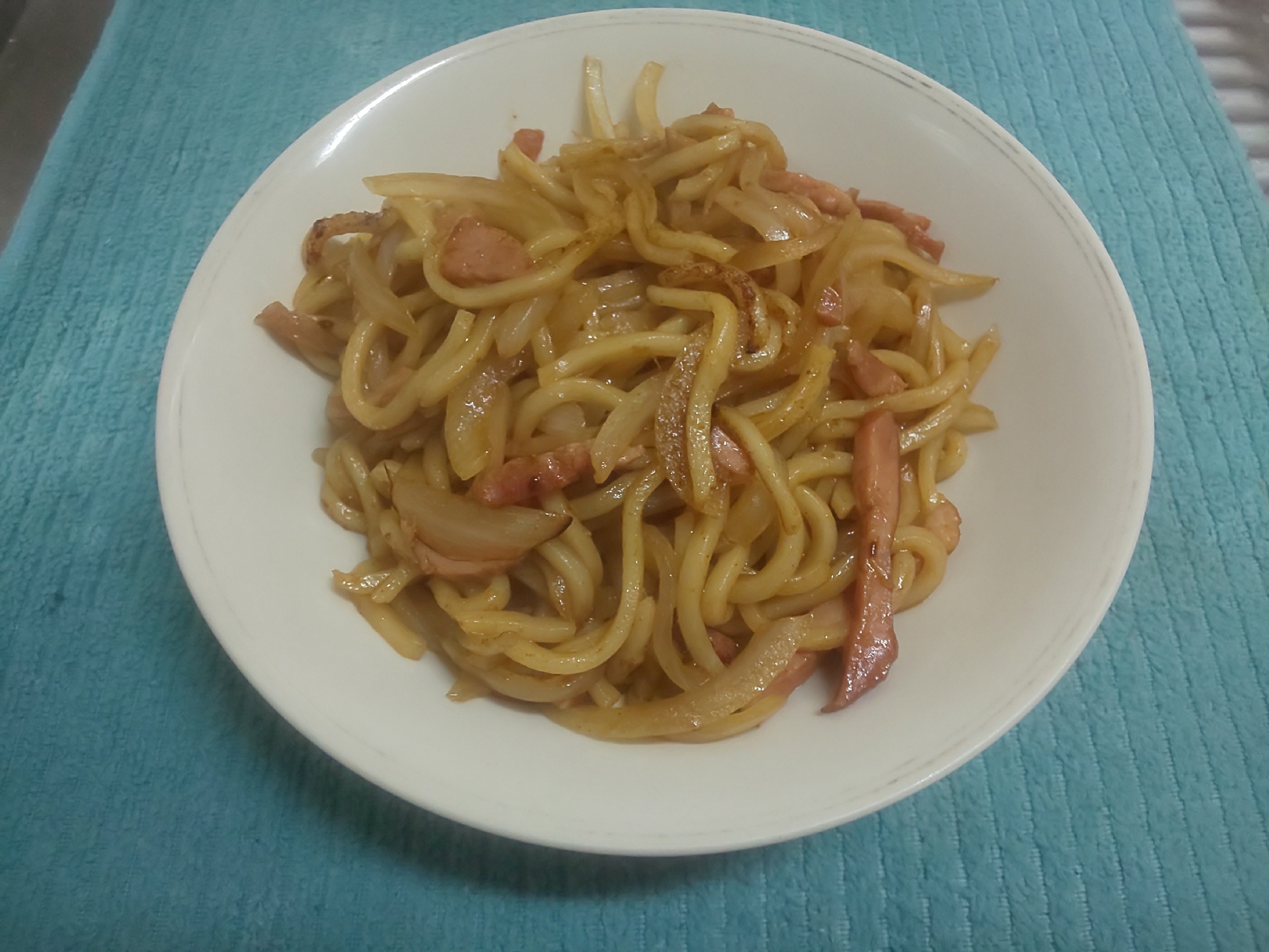 カレー味♪焼きうどん