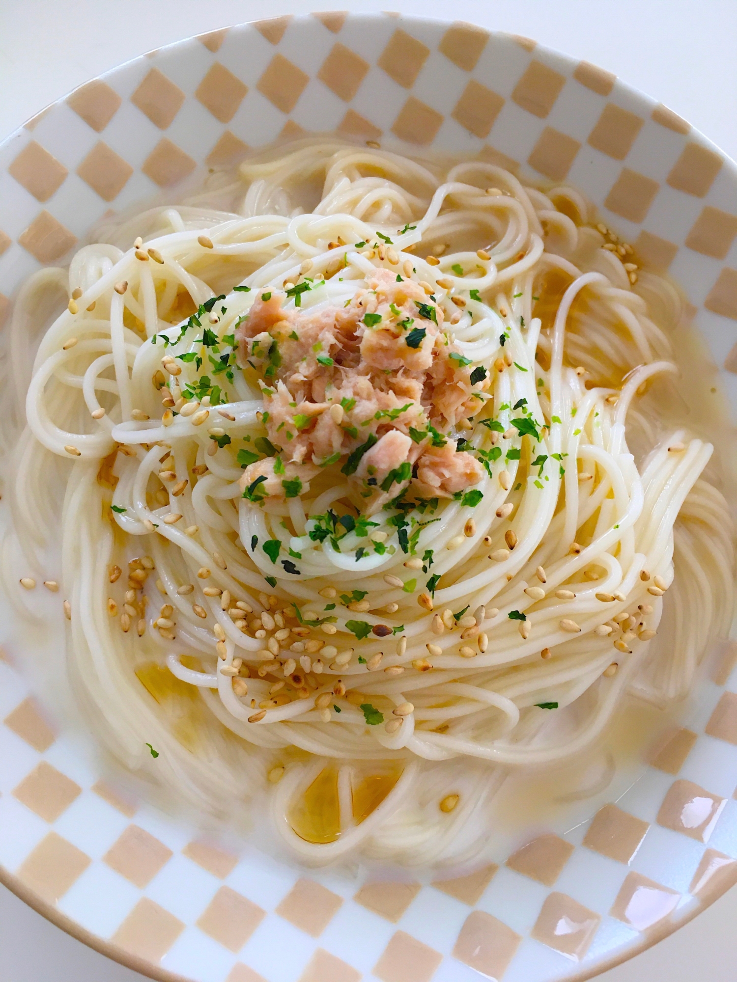 ごま油香る！ミルク素麺