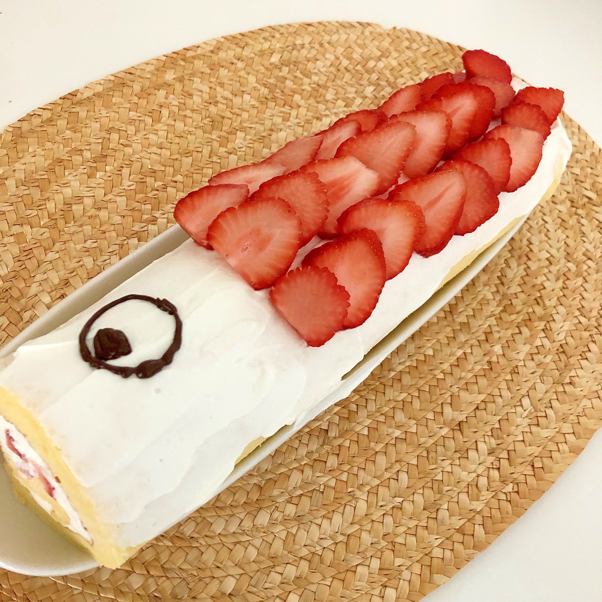 こいのぼりのロールケーキ★