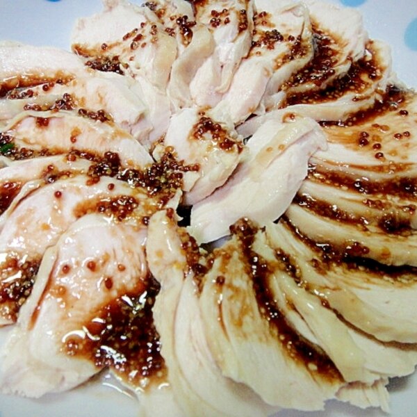 茹で鶏のバルサミコ酢マスタードソース レシピ 作り方 By Mint74 楽天レシピ 茹で鶏のバルサミコ酢マスタードソース レシピ 作り方 By Mint74 楽天レシピ