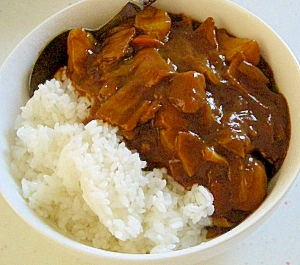 大豆ミートでカレーライス