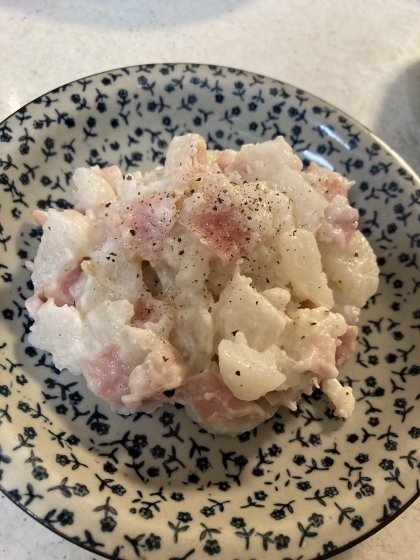 レンジで簡単♡長芋のマッシュ風ポテトサラダ