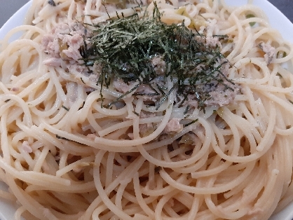 明太子＆ツナの醤油マヨパスタ