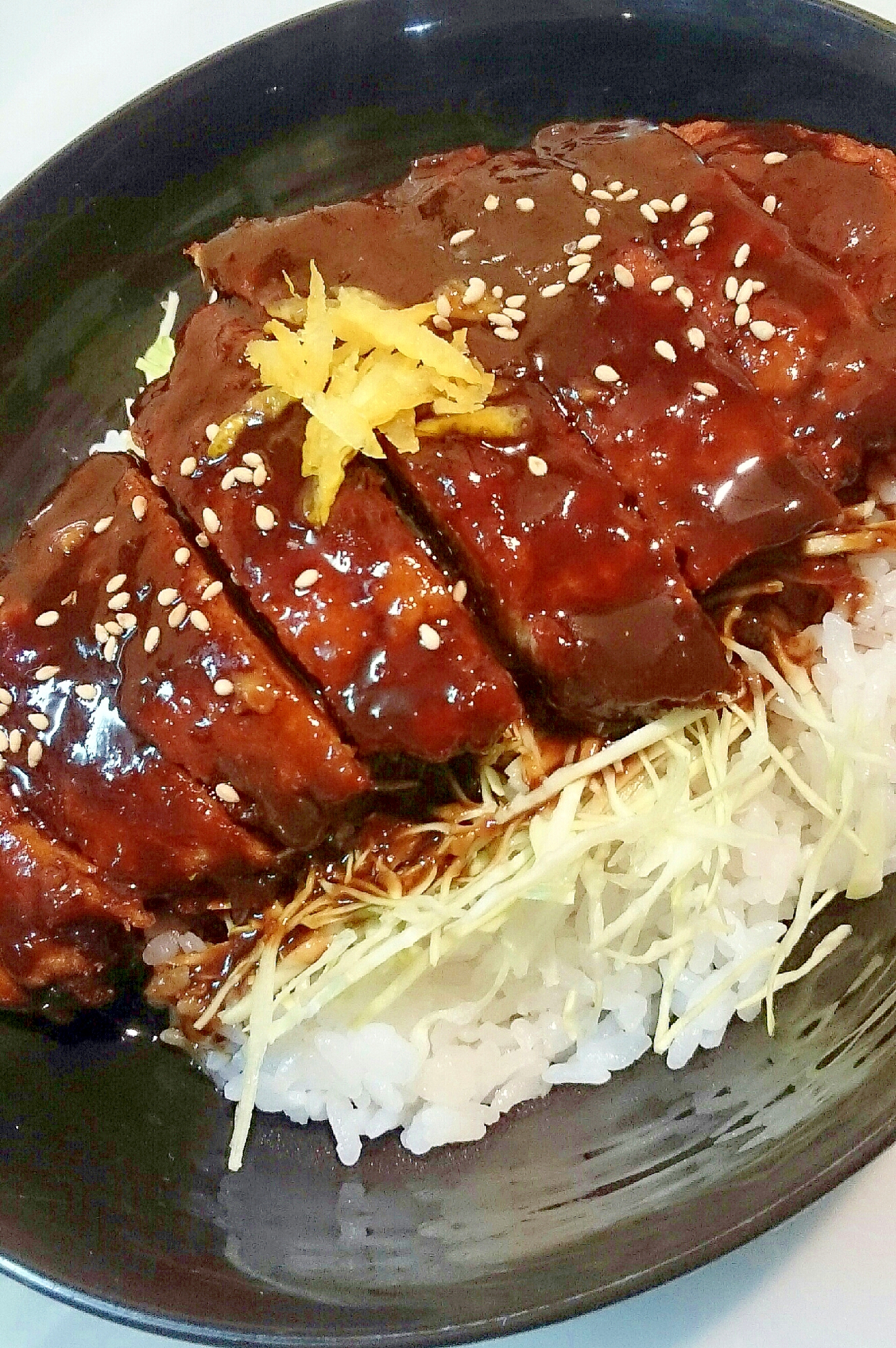 ウマ練り味噌で！味噌カツ丼