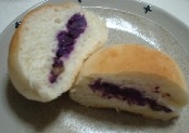 簡単ヘルシー♪紫芋あんパン