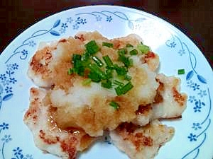 鶏胸肉の大根おろしがけ