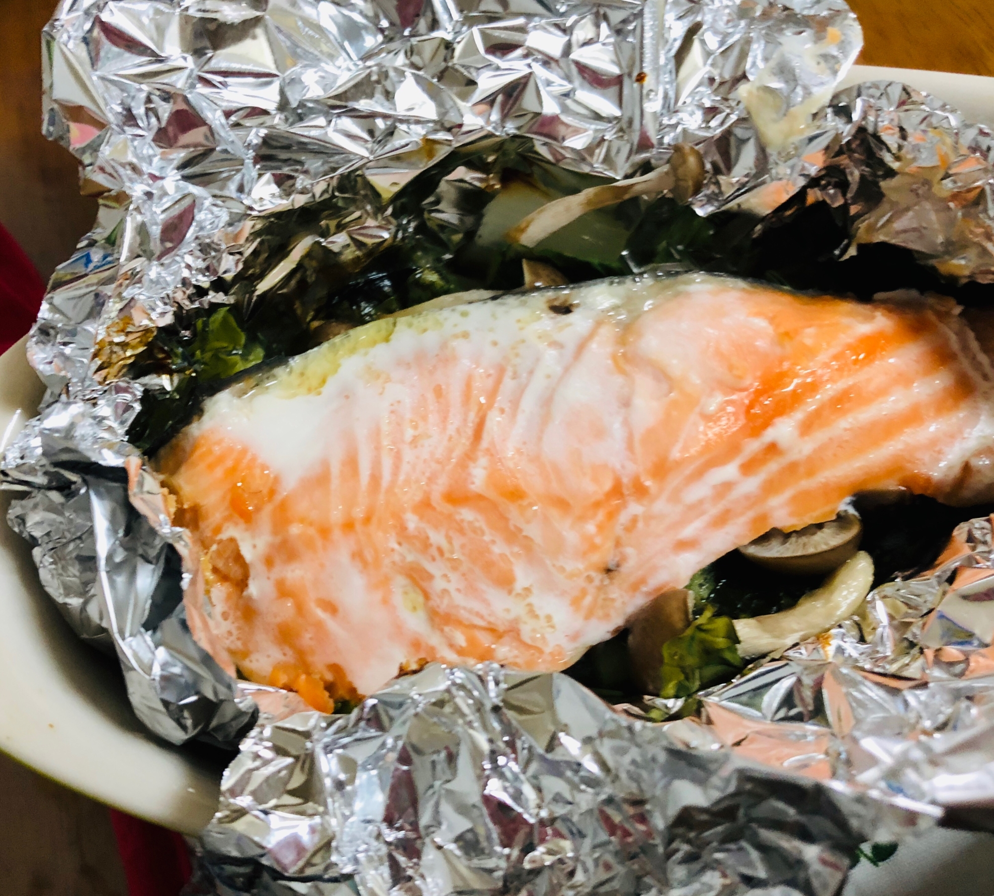 1歳と取り分けおっけー★鮭のホイル焼き