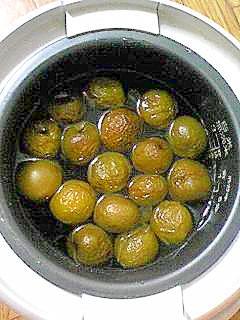 炊飯器で一晩で完成！梅ジュース