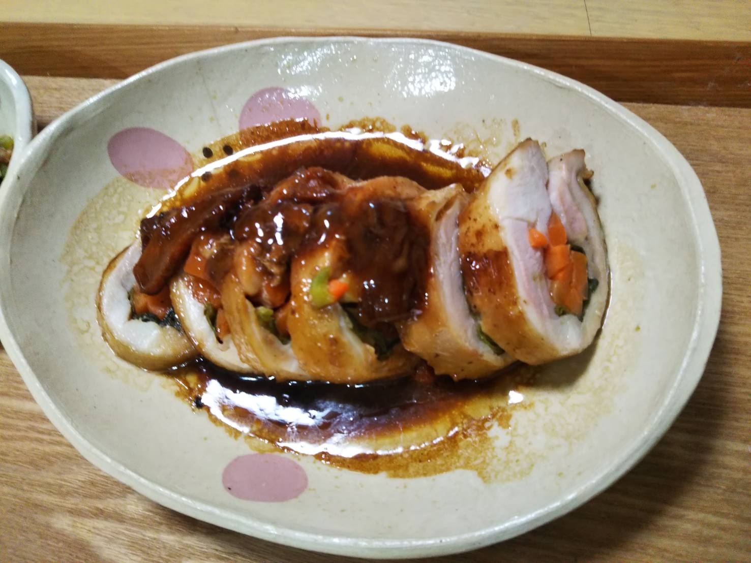 とりもも肉の野菜まきまき(人*´∀`)。*゚+