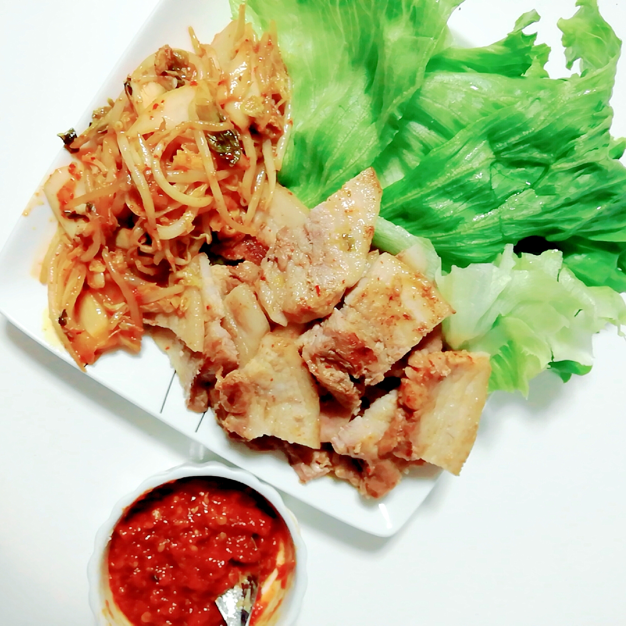 おウチで簡単 フライパンサムギョプサル レシピ 作り方 By モフィもふぃ 楽天レシピ