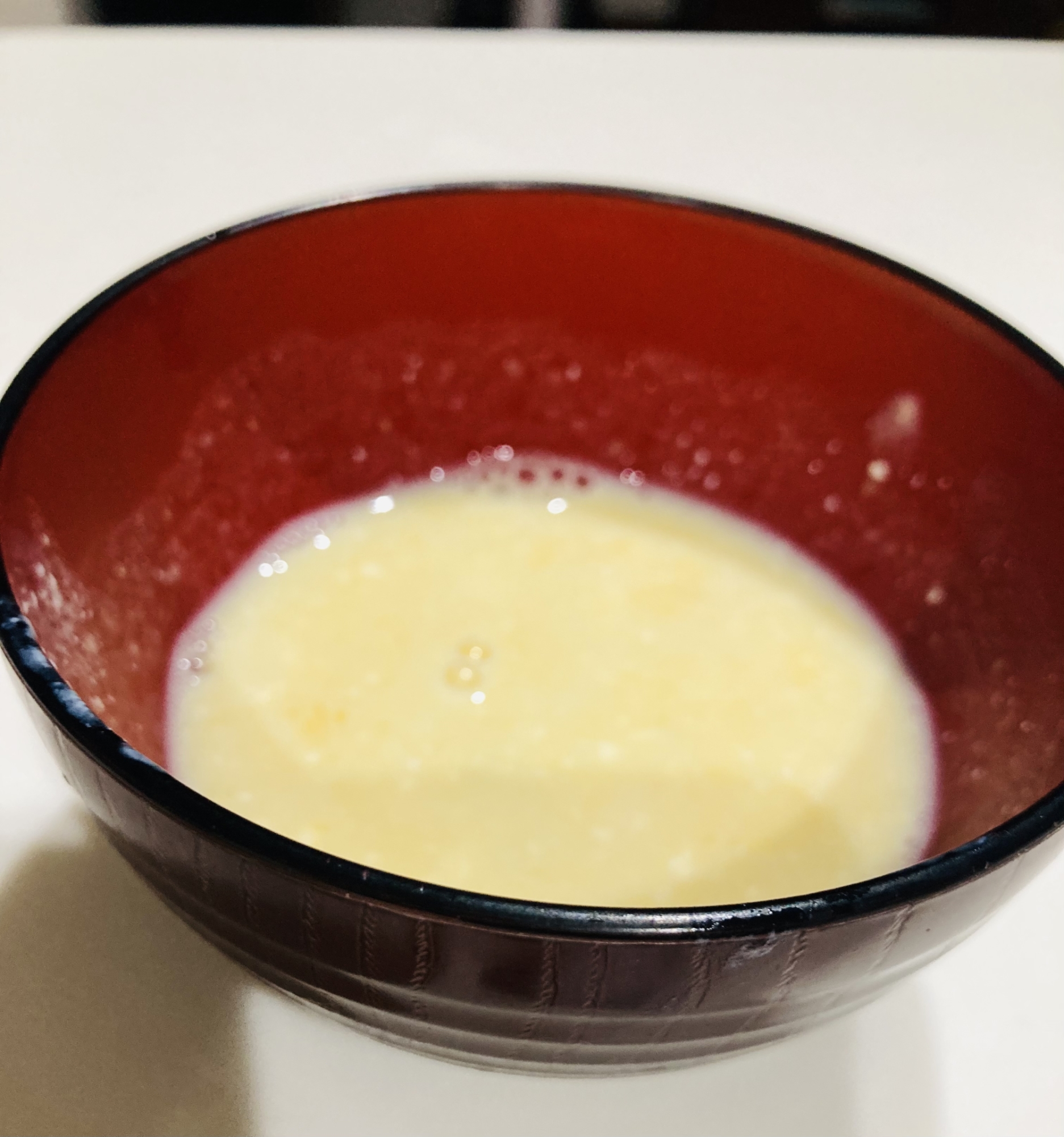 滑らか豆乳のコーンスープ！