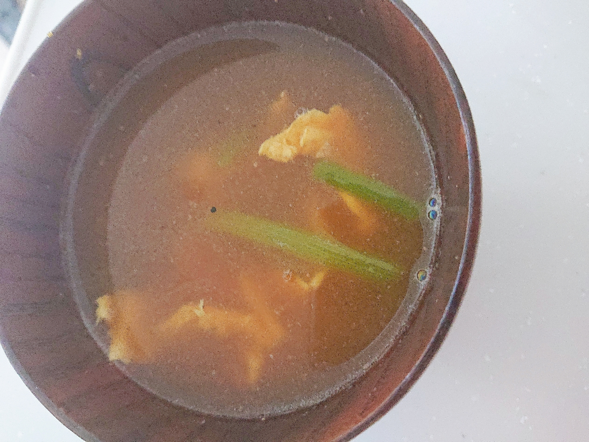 簡単ニラ玉スープ