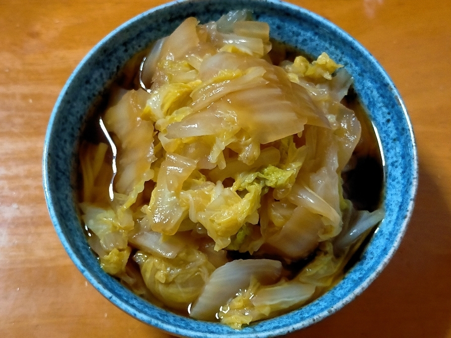 鍋つゆで！白菜の煮物