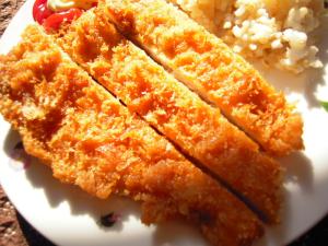 ジャンボチキンカツ レシピ 作り方 By すずめかわいいね 楽天レシピ