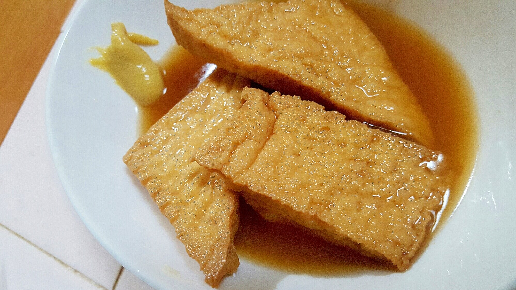 ふっくら優しいお味☆厚揚げの煮付け レシピ・作り方 by tokeiya_japan