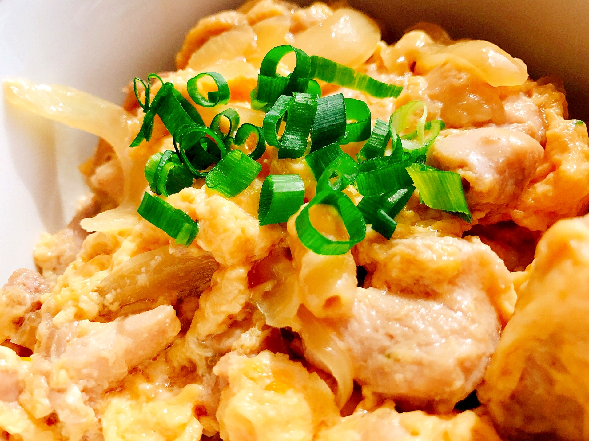 めんつゆで 簡単つゆだく親子丼 レシピ 作り方 By わたこげ 楽天レシピ