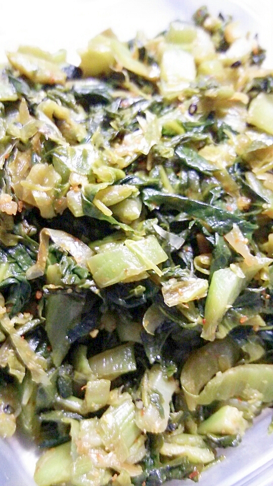 常備菜に♪高菜のピリ辛炒め