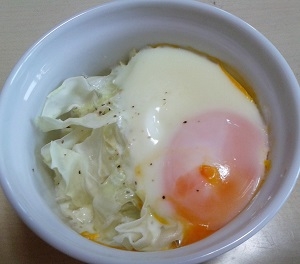 あっさりしたものが食べたくて、夕飯に作りました。朝食にも良い味ですね。すぐにできるし♪