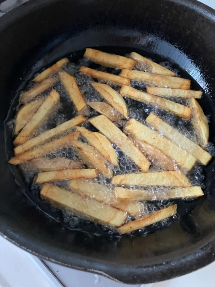 とにかく簡単！シンプルポテトの素揚げ