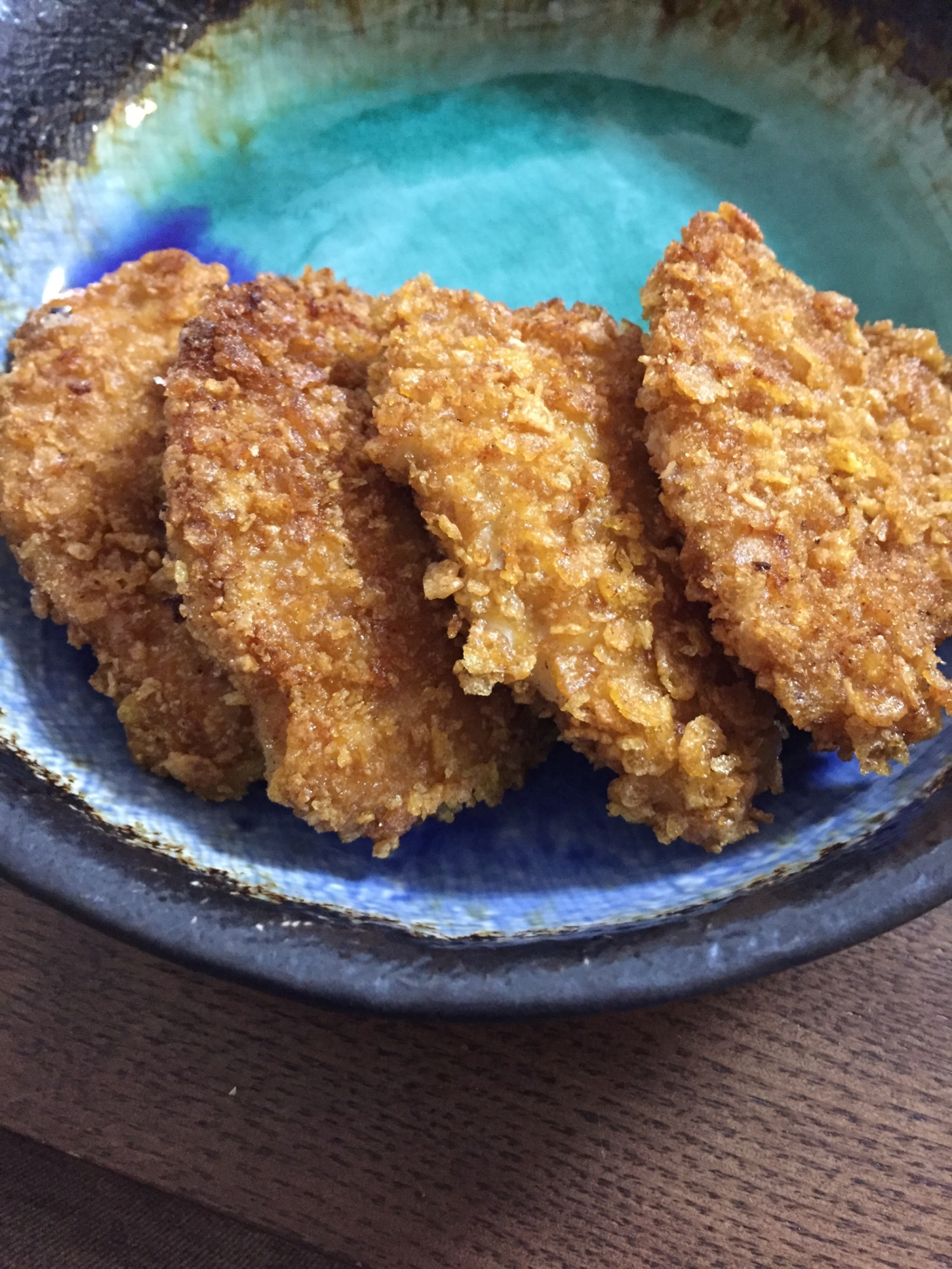 グルテンフリー！コーンフレークでチキンカツ❤