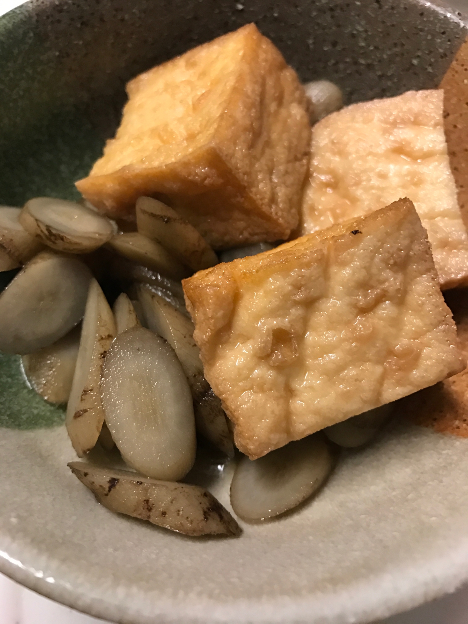 ごぼうと厚揚げの煮物