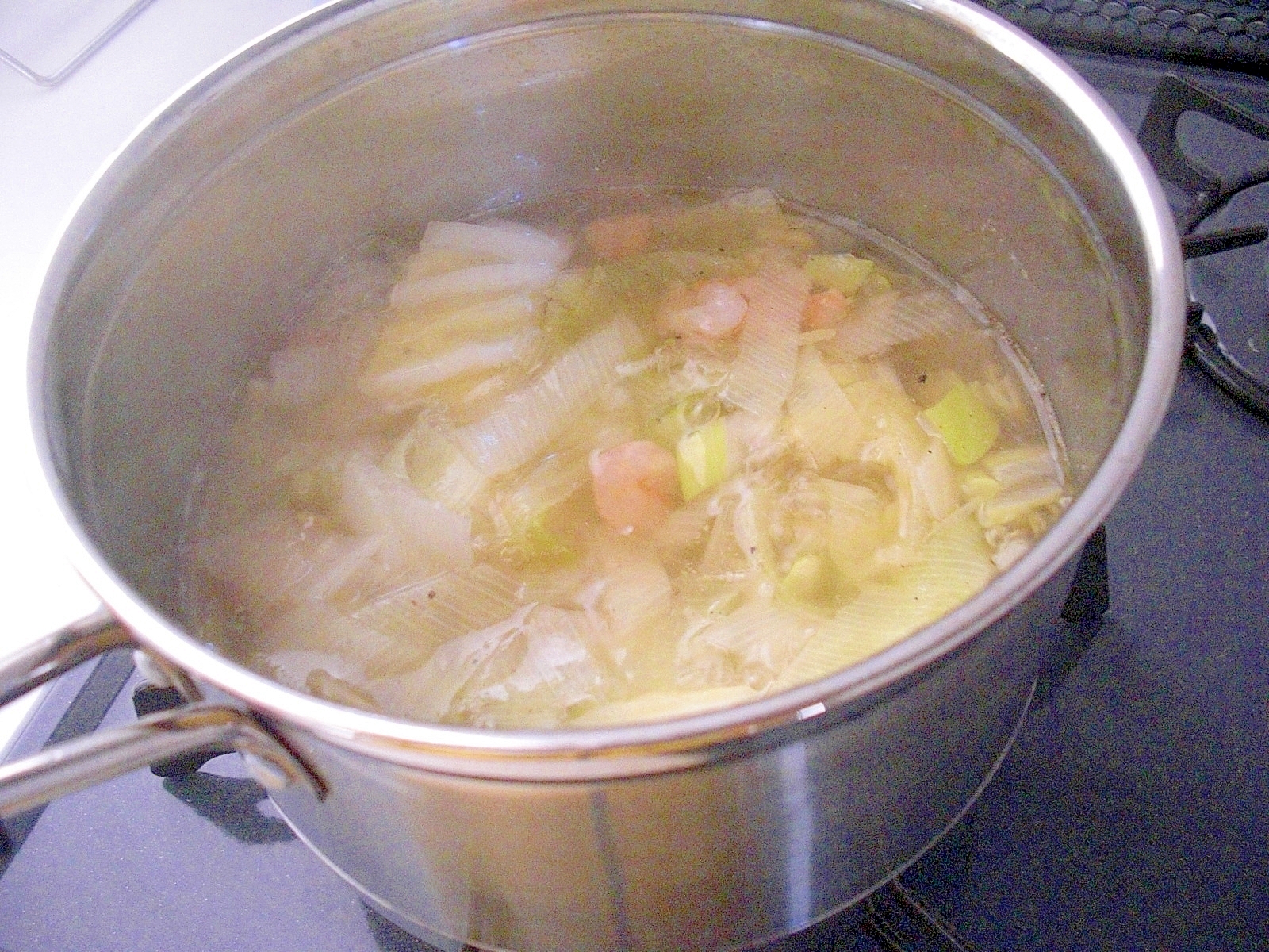 海老と白菜のスープ