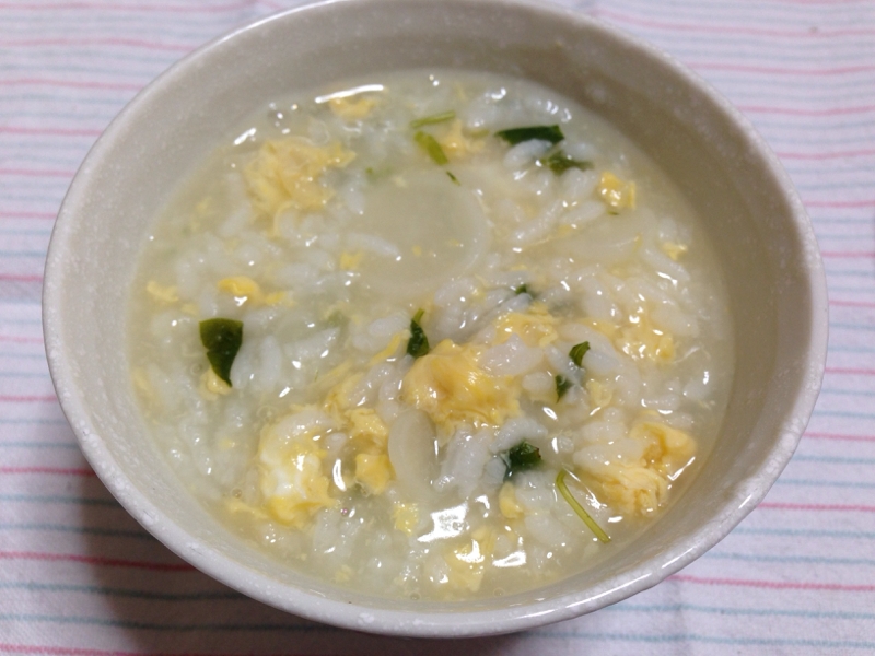 玉子入り〜‼︎七草粥☆