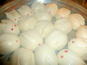 お月見に Hmでウサギのおまんじゅう レシピ 作り方 By Mina 楽天レシピ お月見に Hmでウサギのおまんじゅう レシピ 作り方 By Mina 楽天レシピ