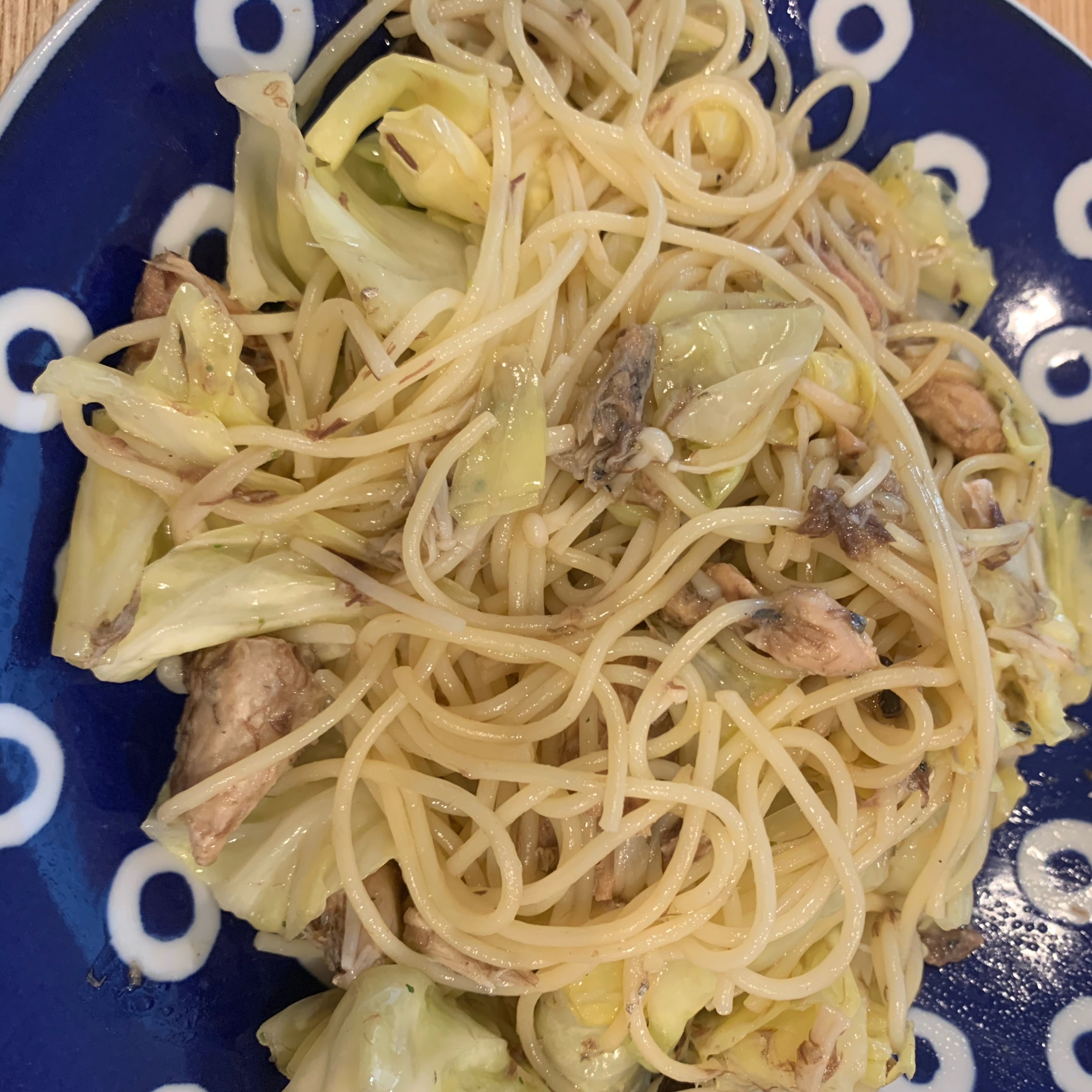 洗い物少なめ かんたん サバ缶とキャベツのパスタ レシピ 作り方 By つむママ ズボラ 時短レシピ 楽天レシピ