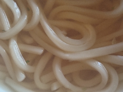 冷凍うどんできつねうどん♪