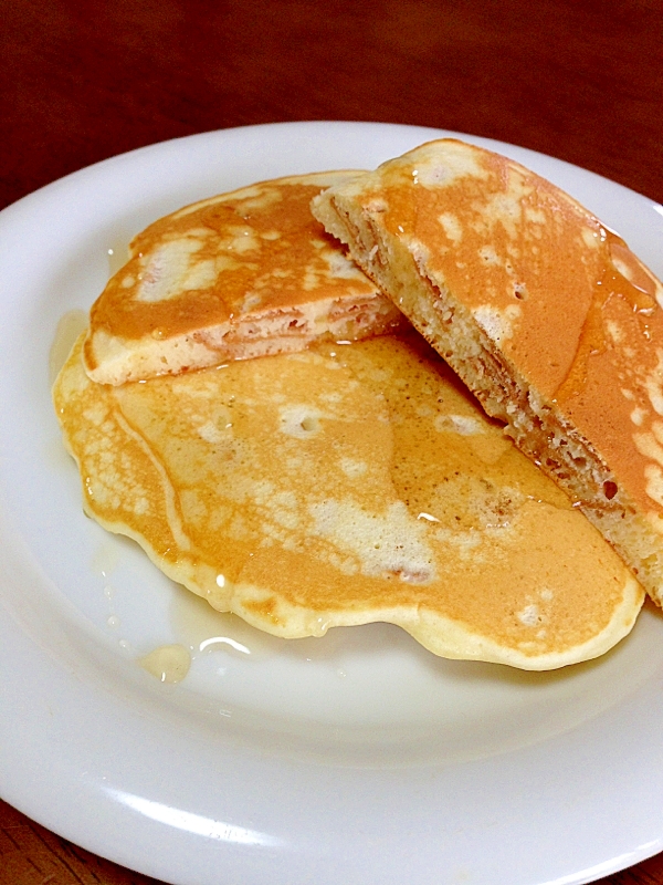 玄米フレークパンケーキ