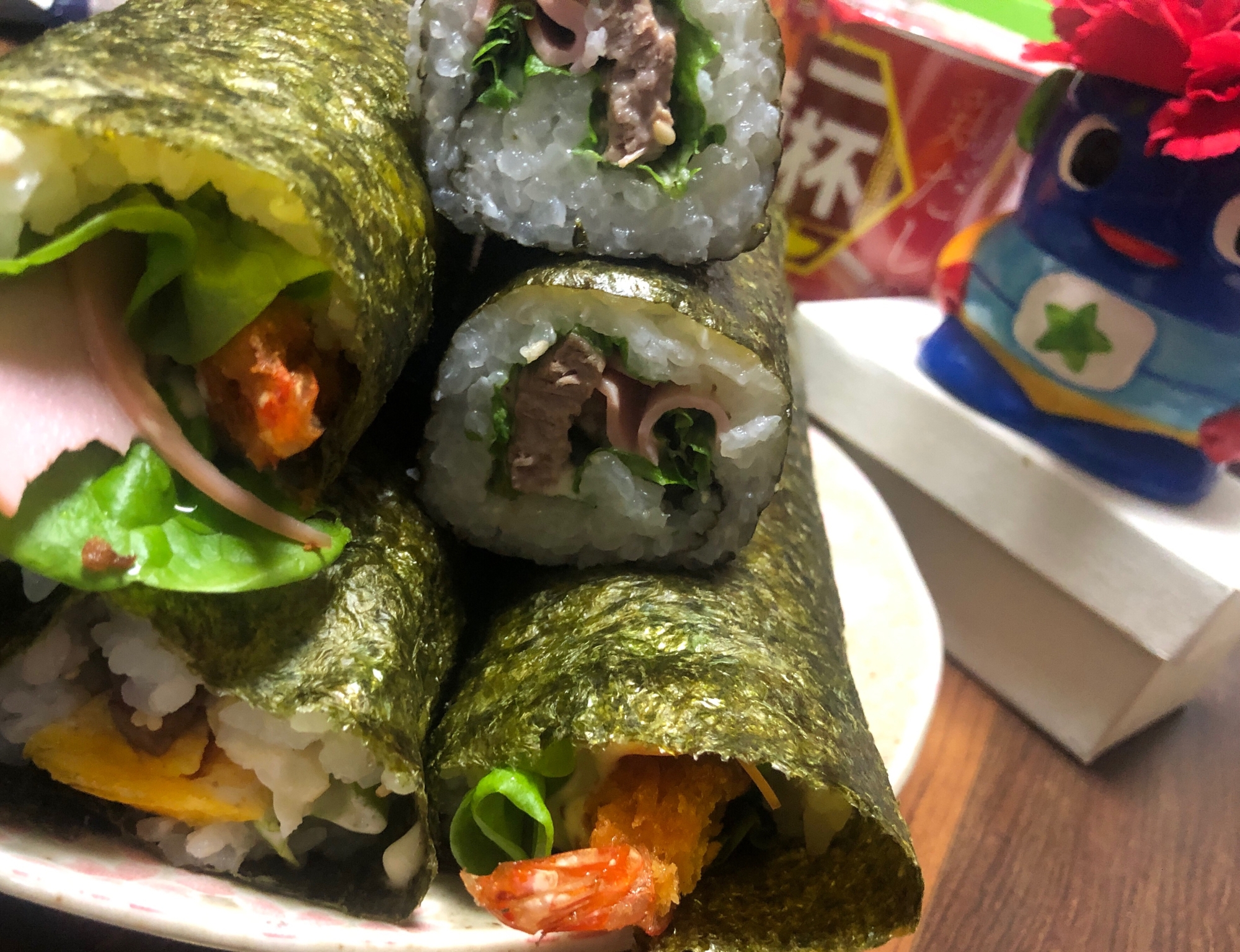 節分★納豆とツナの太巻き（韓国風）