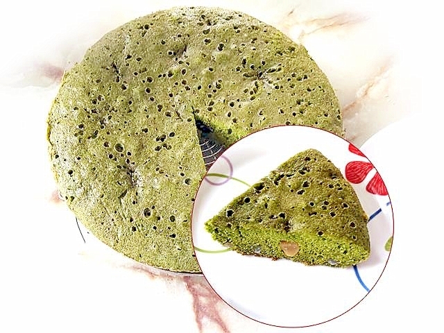 オールパンゼロで！抹茶のフライパンケーキ♪