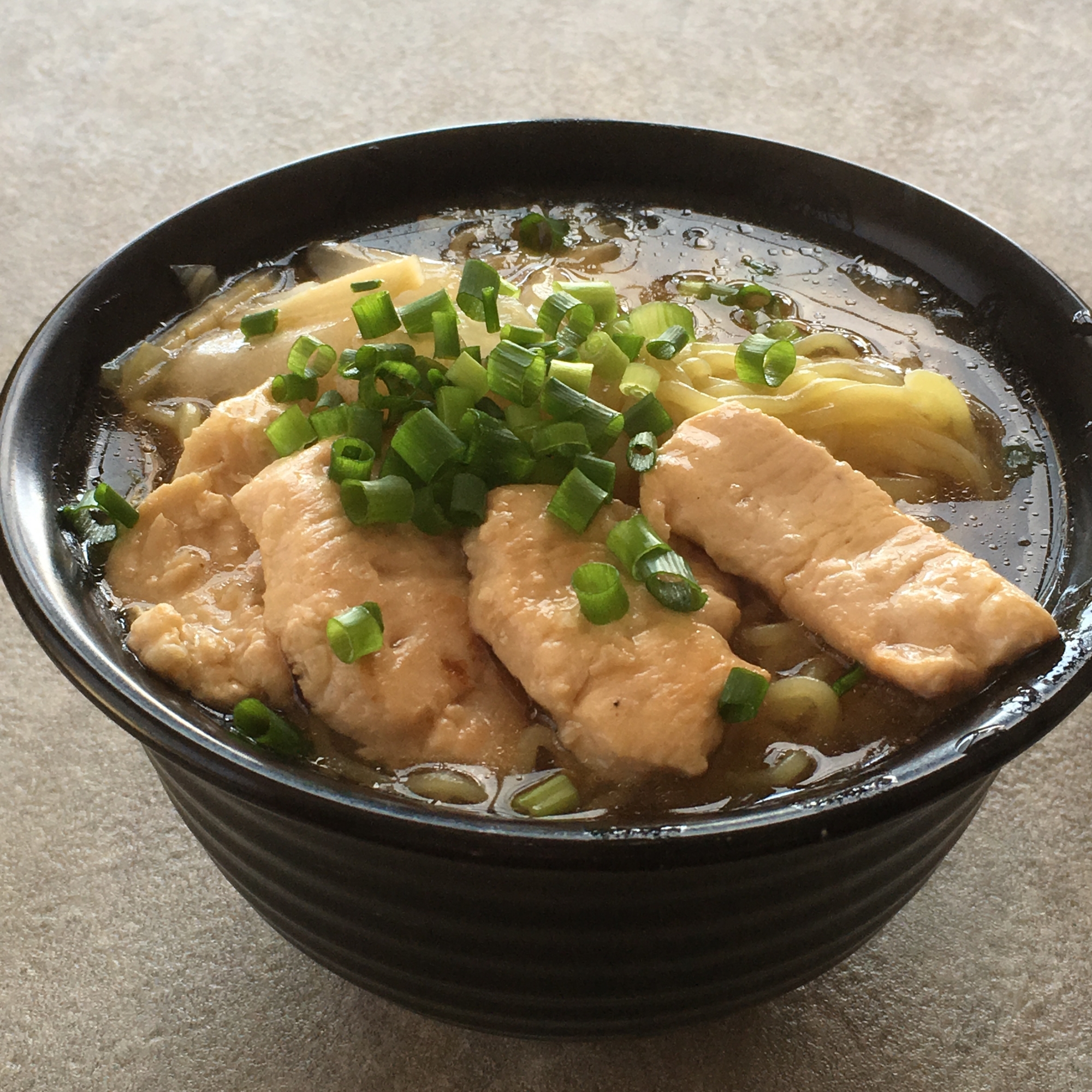 鶏と白菜のとろみラーメン♪