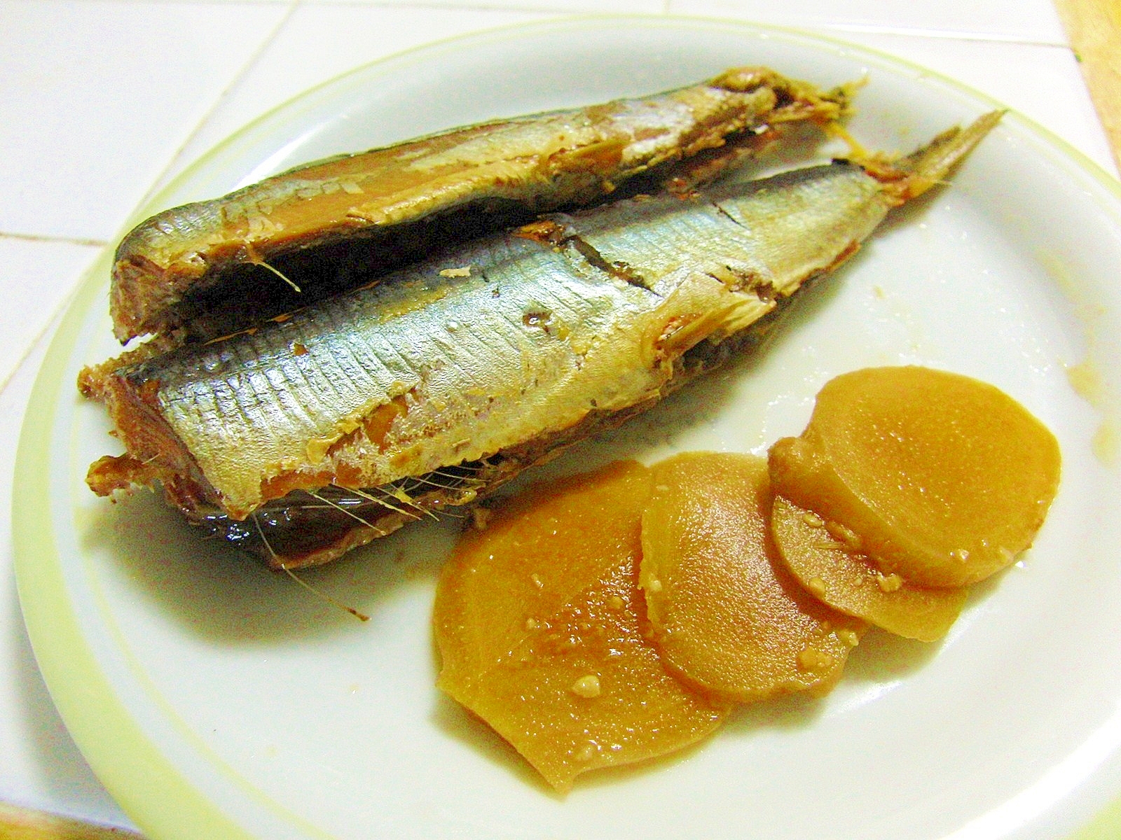 骨まで食べられる❤圧力鍋でイワシの味噌煮