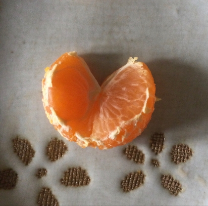 みかんのハート♡飾り切り33