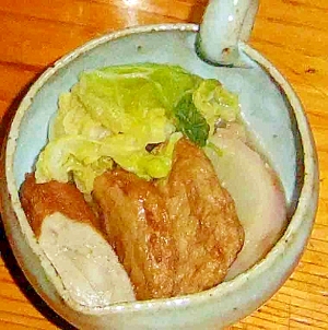 赤だいこん白菜さつま揚げの煮物