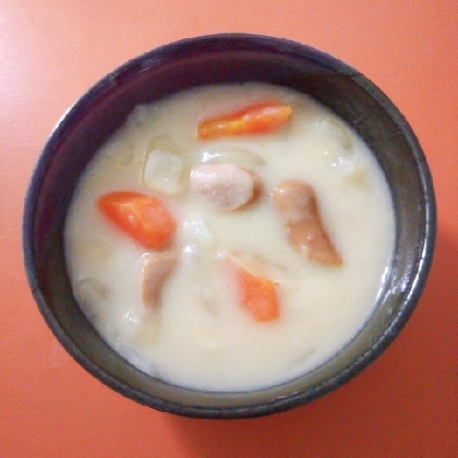 白菜とウインナーのクリーム煮