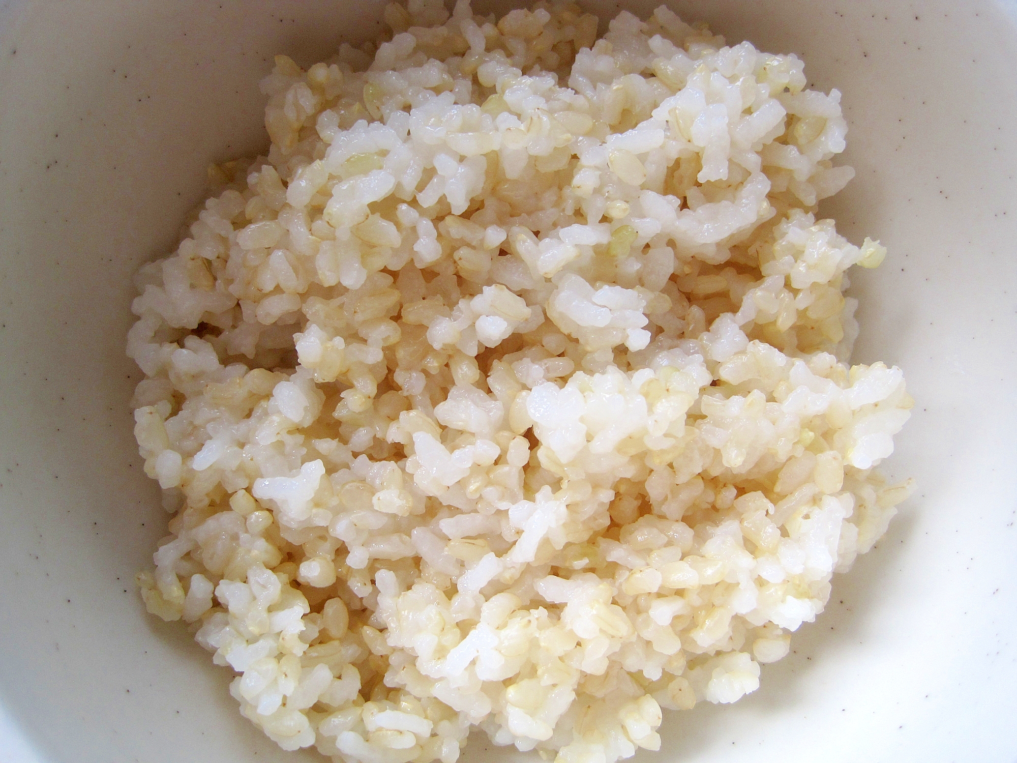 炊飯器でふっくら玄米