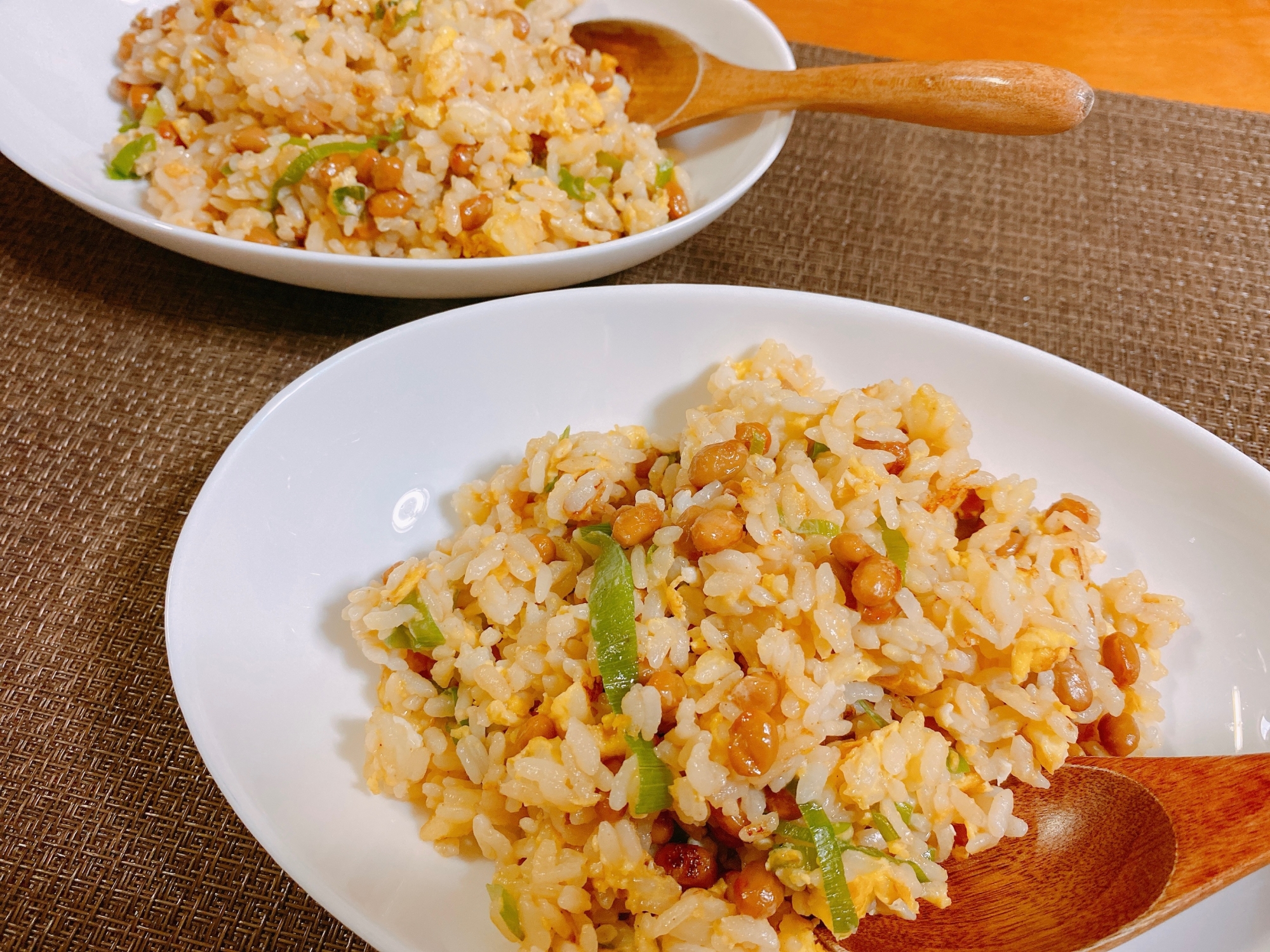 我が家の納豆チャーハン！