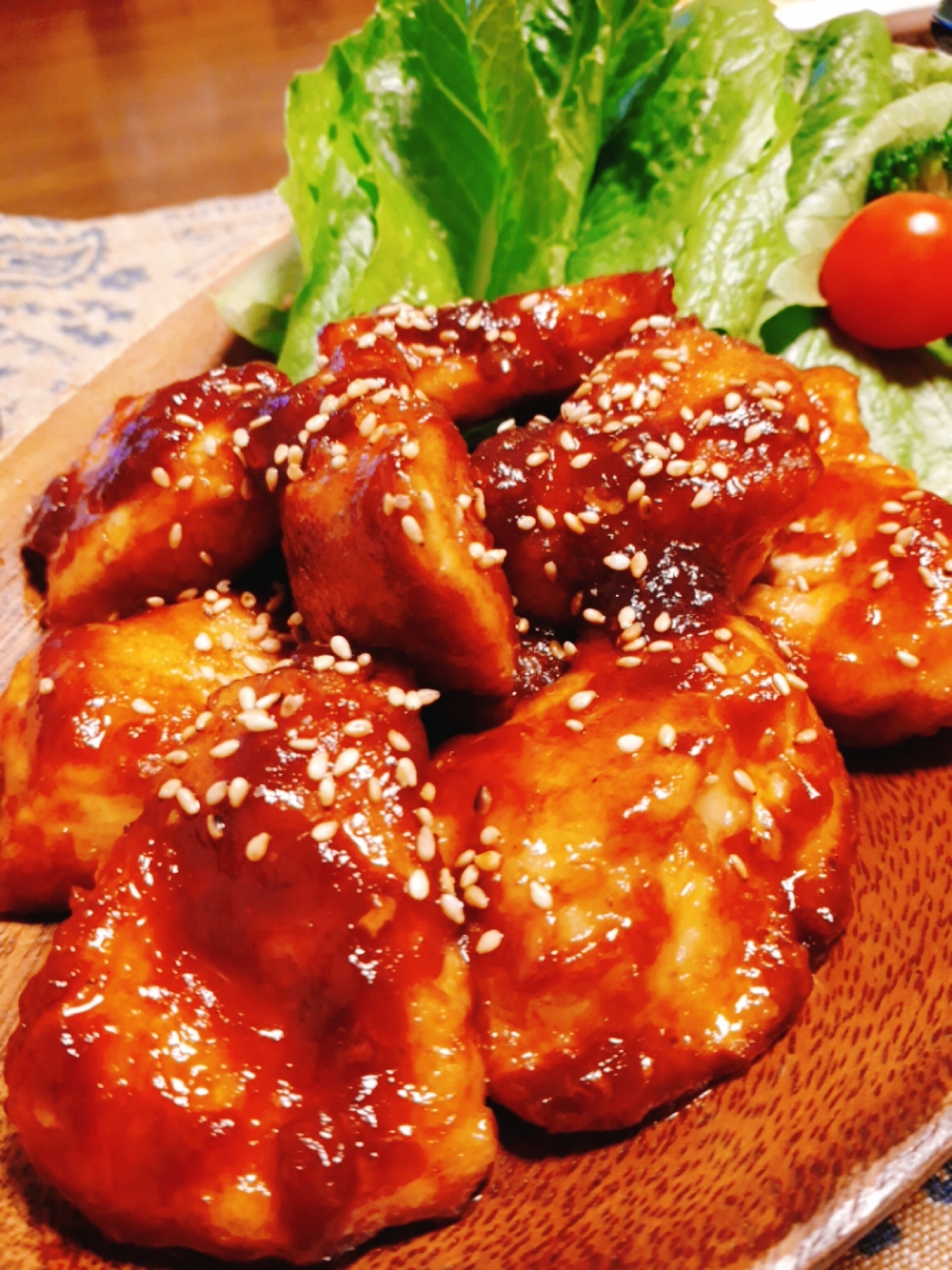 鶏むね肉で♪美味しいヤンニョムチキン レシピ・作り方 by KATSUMA