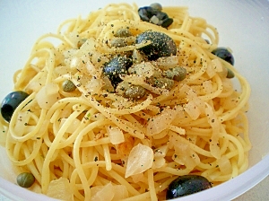 オリーブとケッパーのパスタ レシピ 作り方 By みょん1170 楽天レシピ オリーブとケッパーのパスタ レシピ 作り方 By みょん1170 楽天レシピ