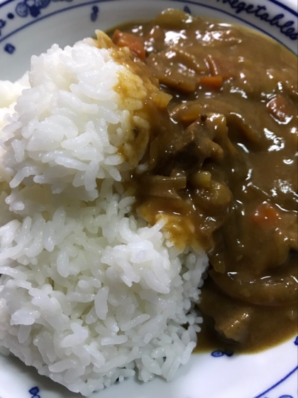 牛丼の残りでカレーライス