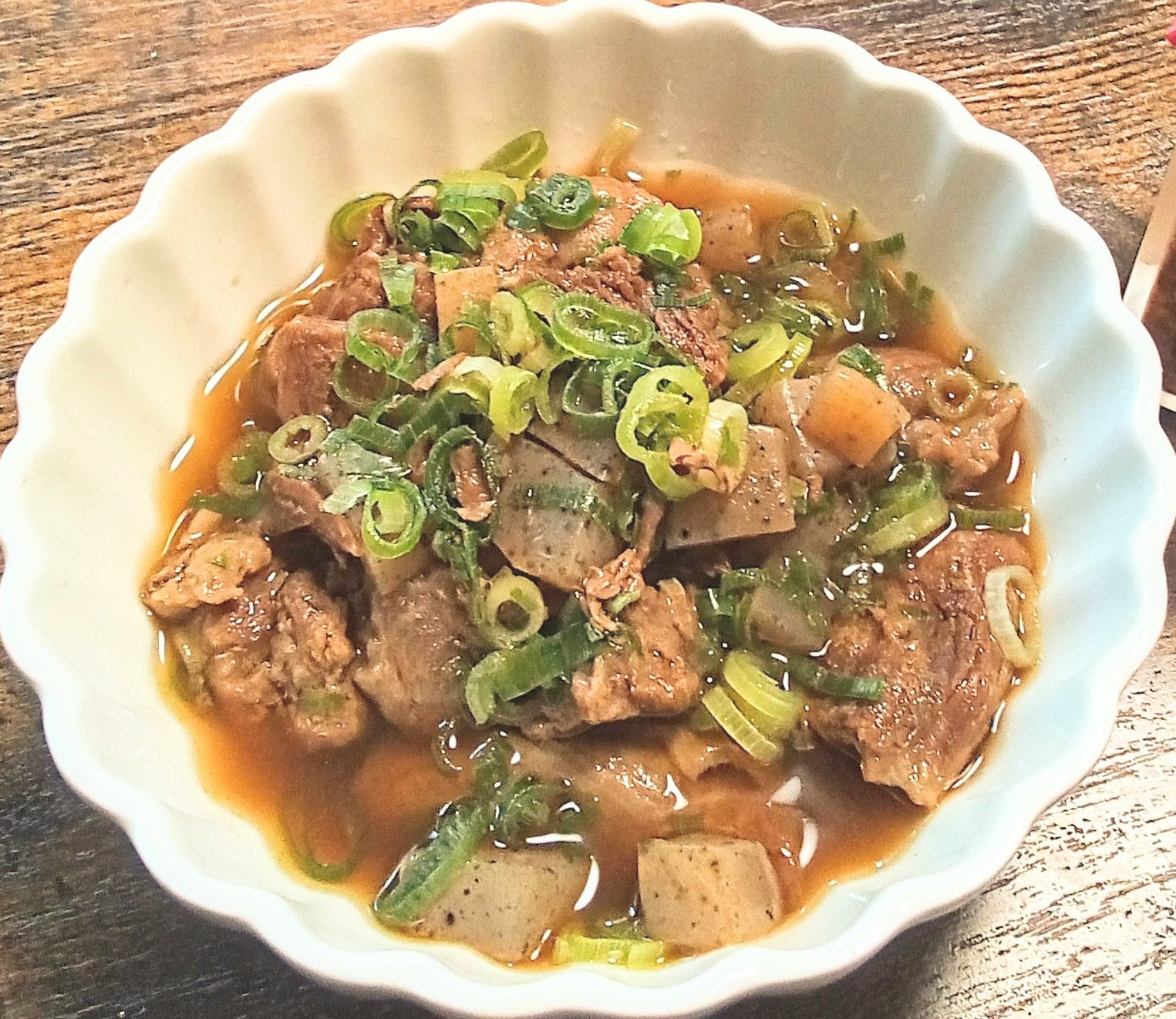 今日のおつまみ！！すじコンの煮物